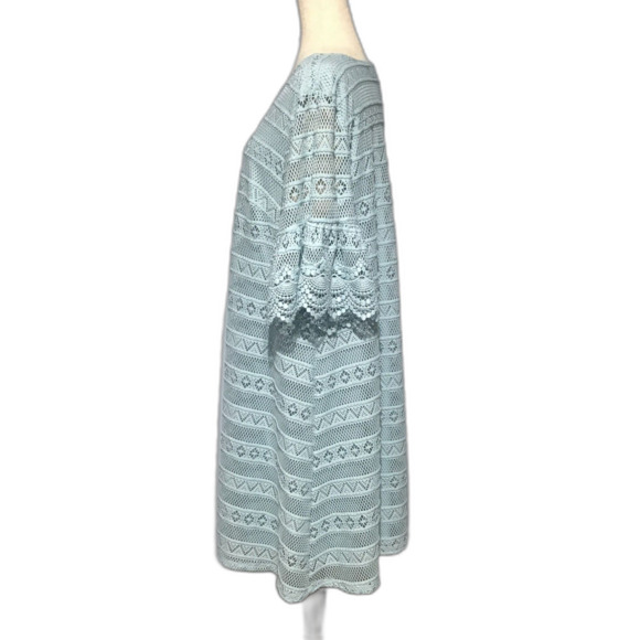 Lane Bryant Blue Lace Midi Dress - Picture 3 of 12